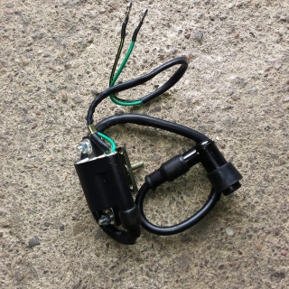 Indukční cívka s gumovým konektorem