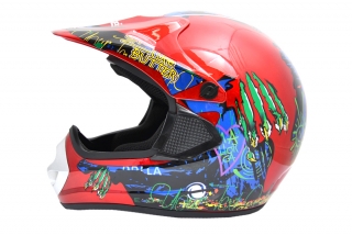 Akce - ATV dětská cross helma MonsterX - červená S (55-56 cm)
