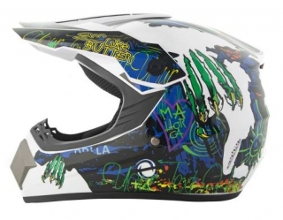 Helma racing MONSTER  bílá XS (53-54)